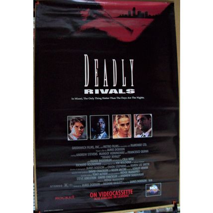 Cinema DEADLY RIVALS Andrew Stevens 1-Sheet Rolled Poster