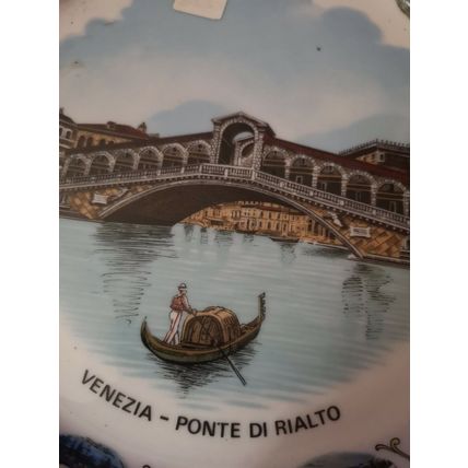 Venezia - Ponte Di Rialto Souvenir Plate Winterling Roslau Bavaria