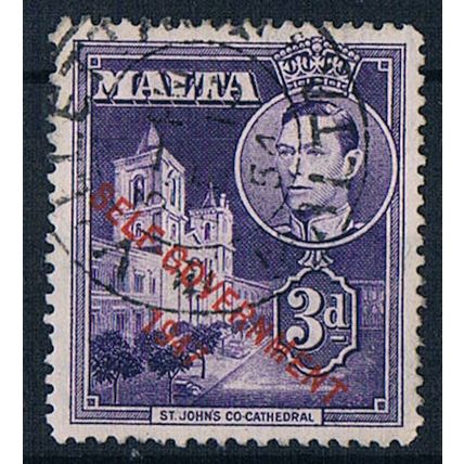 Malta 1948 SG240a ma4 Self Government 3d Used Stamp