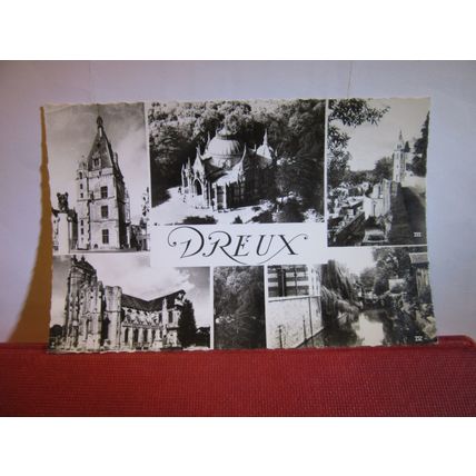 multiview, DREUX, FRANCE unused postcard. RP Eure-et-Loir =