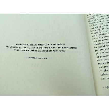LIFE IN AMERICA 1951 Metropolitan Museum of art 2 BOOK SET Marshall B. Davidson.