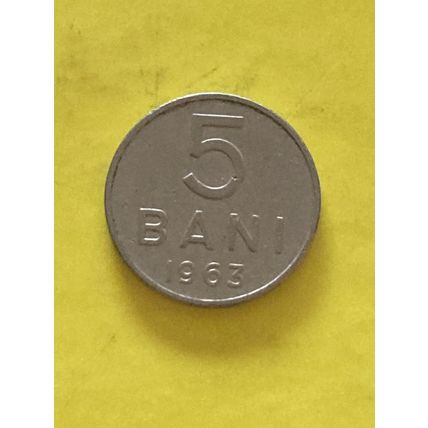 Umlaufmünze Rumänien 5 Bani 1963