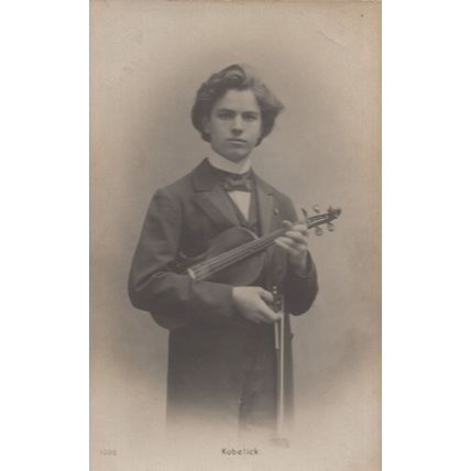 Jan Kubelik Czech Violinist Antique Postcard