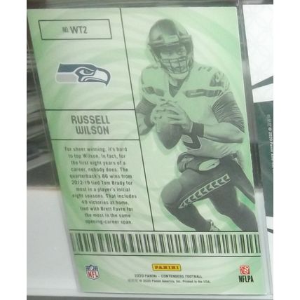 2020 Panini Contenders RUSSELL WILSON (Seahawks) Winning Tickets #2