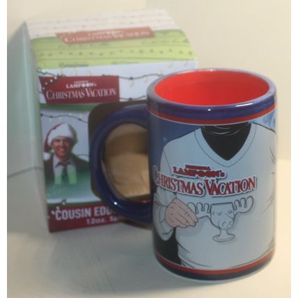 Warner Bros. Christmas Vacation Cousin Eddie's Moose 12 Ounce Mug in Box