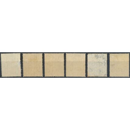KGVI Definitive: 6 Values - GB 1941/42 - NM H - SG 485/90
