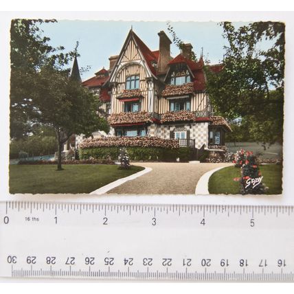 1959 postcard Deauville,, La Plage Fleurie, Ferme du Coteau