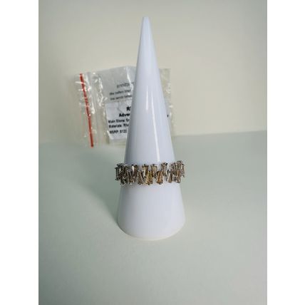 NIB Bomb Party Sz11 BP Ring RBP5662 Adventure Always Smokey Topaz CZ Rhodium Pl