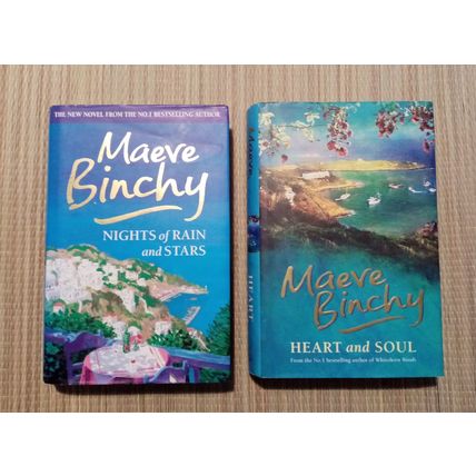 Maeve Binchy Books Nights of Rain and Stars - Heart and Soul Large Hardbacks