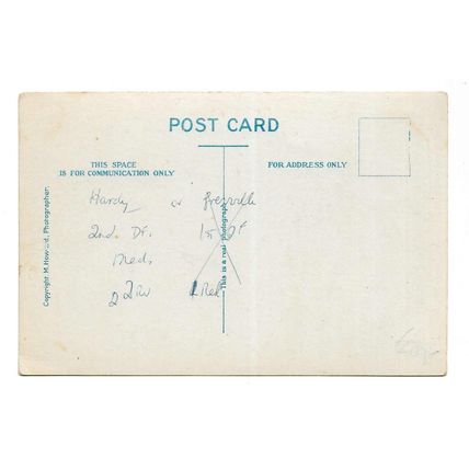 Postcard Aden Yemen warships RN destroyers HMS Hardy unposted 1930s ?