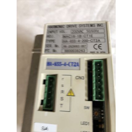 HARMONIC DRIVE HA-655-4-200-CT2A,MAC16-1B-CT1E,98000382  63 SERVO DRIVE,BI
