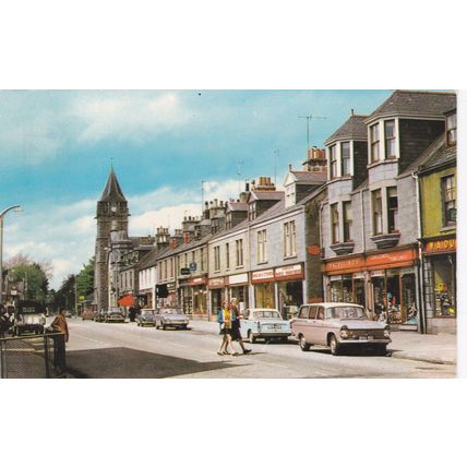 ED 87 BANCHORY - HIGH STREET. PRINTED POSTCARD