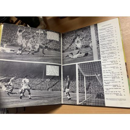 1950s "THE BIG BOOK OF FOOTBALL CHAMPIONS" UK SOCCER ANNUAL HB BOOK (P4)