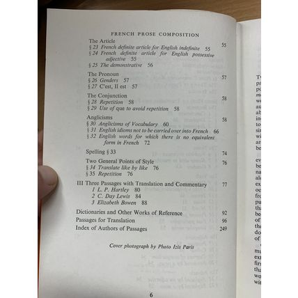 1969 "FRENCH PROSE COMPOSITION" H G WELLS etc VINTAGE HARDBACK BOOK (P3)