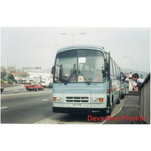 Bus Photo Ken Hopkins (Tonna) DAF Coach 93FYB