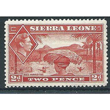 Sierra Leone 1941 SG191a 2d Scarlet Mounted Mint .. ..
