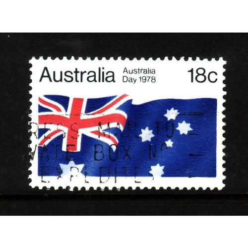 AUSTRALIA 1978 SG657 18c NATIONAL FLAG FINE USED#2
