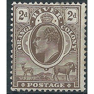Orange River Colony 1903 SG141 2d Brown Mounted Mint .. ..