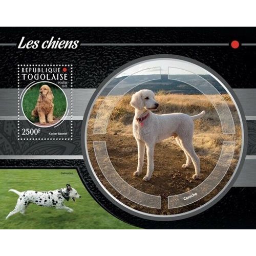 TOGO 2015 SHEET MNH DOGS CHIENS PERROS HUNDEN CANI CAES 2A
