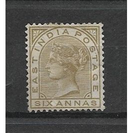 India.SG80 6a Olive-Bistre.Mounted Mint.Nov19