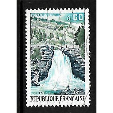 FRANCE 1973 60c WATERFALL DOUBS SG 2005 FINE USED