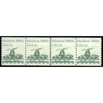 1898 3c Handcar Fine MNH Dry Gum PNC 2/4 G0026