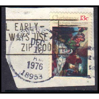 Used 1701 13c Nativity Revere, MA. E0599