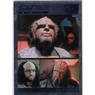 THE COMPLETE STAR TREK TNG series 1 ' FOIL' card # 64 ( 2011)