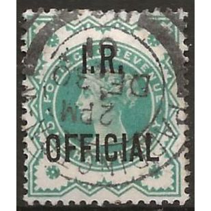 1901 O17 1/2d Blue-Green Inland Revenue Official Fine Used ..