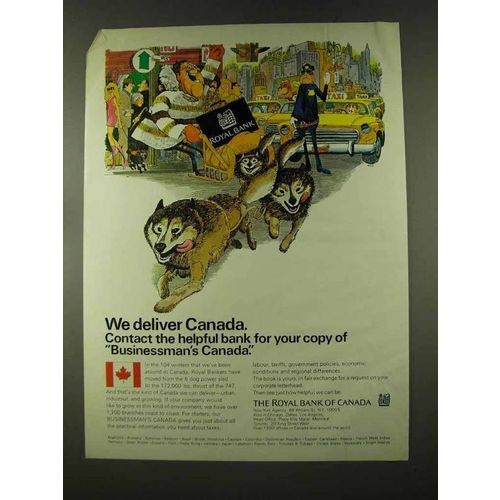 1973 The Royal Bank of Canada Ad - We Deliver Canada