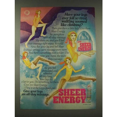 1976 L'eggs Sheer Energy Pantyhose Ad!