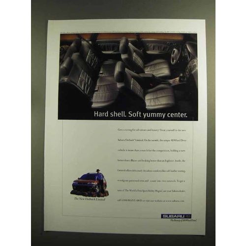 1998 Subaru Outback Limited Ad - Soft Yummy Center