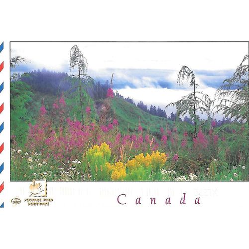 Canada. #PCF-C006 Wildflowers, Type E, USED 2002, black format