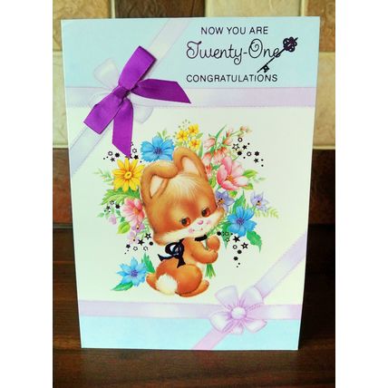21st birthday card - 007