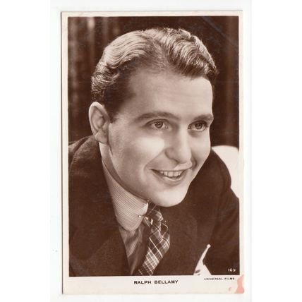 Actor Ralph Bellamy Postcard RP 169