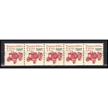 2127b 7.1c Tractor Fine MNH Dry Gum PNC 1/5 X0847