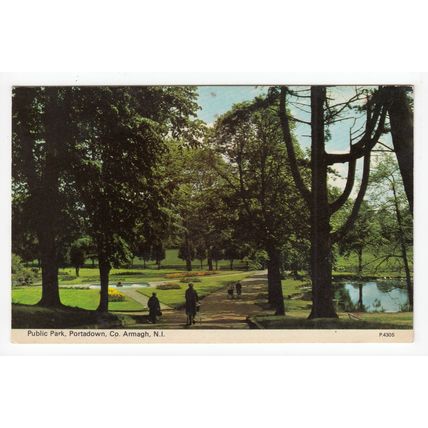 Public Park Portadown Postcard Co Armagh Northern Ireland