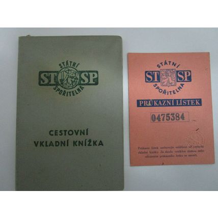 Czechoslovakia Travel Bankbook 1965 Tschechoslowakei Sparbuch Livret épargne CS