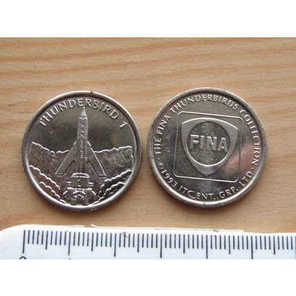 Fina 1993 Thunderbirds - Thunderbird 1 Token (e255)