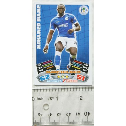 2011/12 Topps Match Attax Trading Card - Mohamed Diame, Wigan Athletic