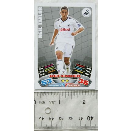 2011/12 Topps Match Attax Trading Card - Neil Taylor, Swansea City