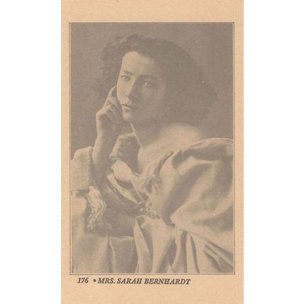 Sarah Berndhardt French Actress Postcard