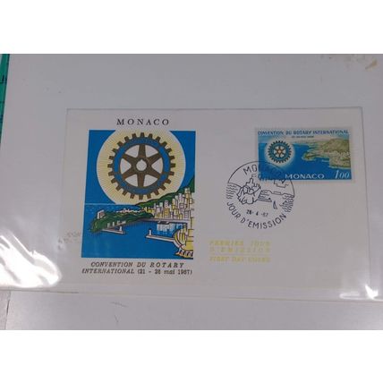 convention du rotary 1967 first day cover (book 3 #36)