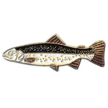 Trout Freshwater Game Fish Angling Fisherman Angler Enamel Pin Badge Brooch NEW