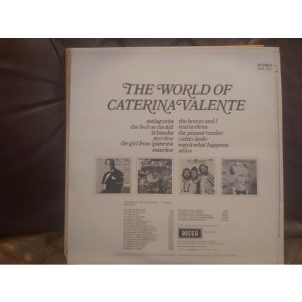 Caterina Valente – The World Of Caterina Valente (SPA192) 1971 (LP)
