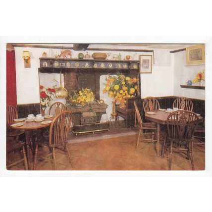The Manor Farm Tea Rooms Burley Postcard New Forest Hampshire 126