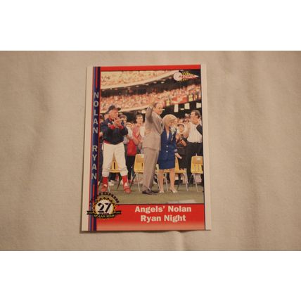 Angeles' Nolan Ryan Night 1993 Pacific NOLAN RYAN 27TH SEASON NO. 243