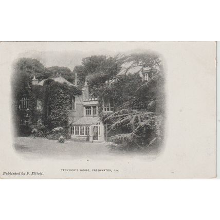 Tennysons House Freshwater Isle Of Wight Postcard (QIOW0293)