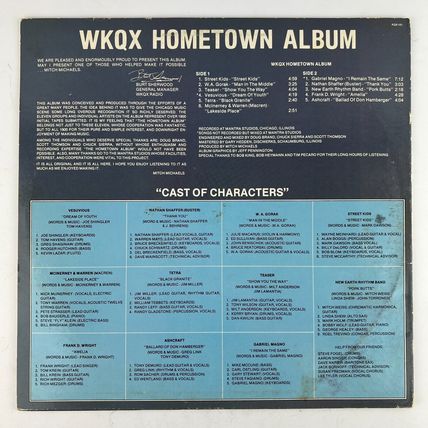 WKQX Hometown Album Vinyl LP Record Album KQX-101