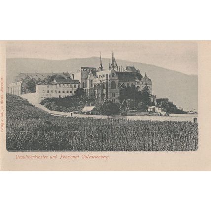 Ahrweiler Ursulinenkloster & Pensionat Calvarienberg German Old Postcard